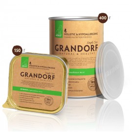Grandorf-влажный корм класса холистик, ягнёнок для взрослых собак всех пород